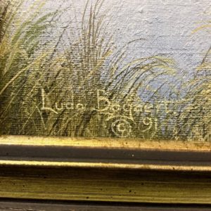 Vintage Duck oil Painting - Image 3