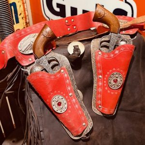 Vintage Gun Holster set 185.00 CND