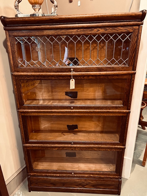 Antique Oak Barrister Bookcase 2400.00 CND