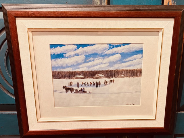 Allen Sapp Hockey Picture 245.00 CND