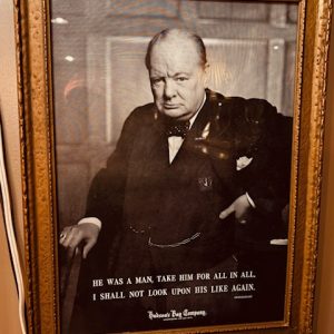 Vintage Winston Churchill Picture 340.00 CND