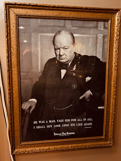 Vintage Winston Churchill Picture 340.00 CND