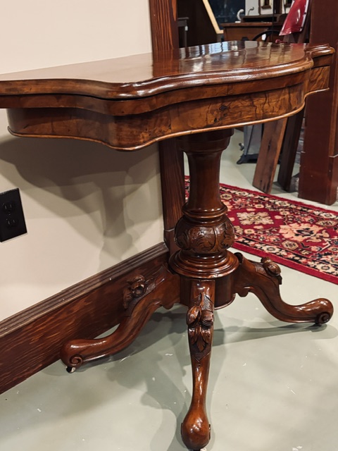 Victorian Rosewood Card Table 2750.00 CND