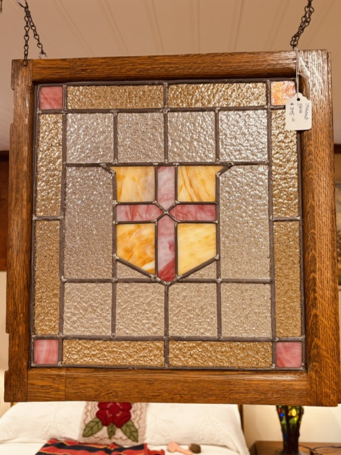 Antique Stained Glass Window 345.00 CND
